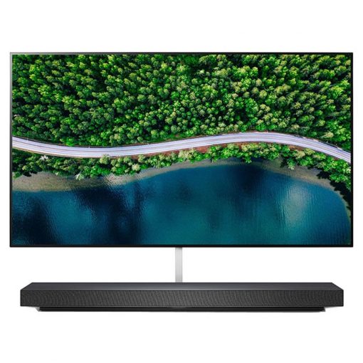 نمای زیبای تلویزیون ال جی 77 اینچ مدل 77WX از روبرو