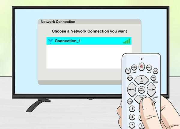 اتصال تلویزیون به شبکه Wi-Fi