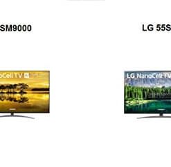 مقایسه تلویزیون ال جی SM8600 با SM9000