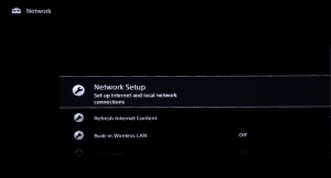 network setup